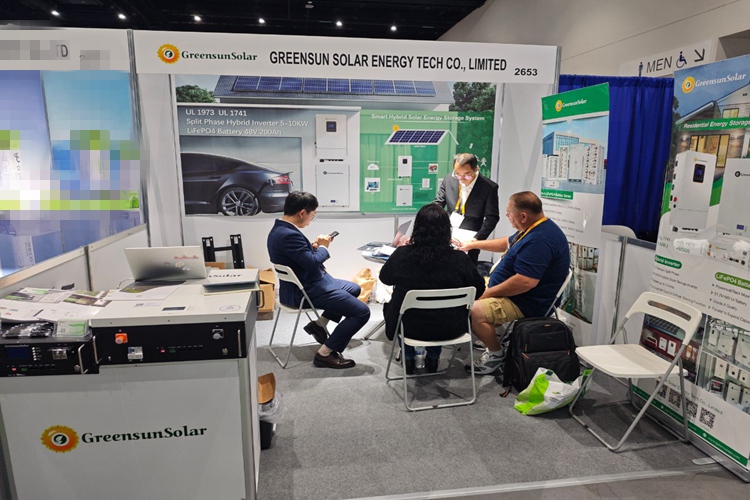 GREENSUN participated in the U.S. Photovoltaic Energy Storage Exhibition with energy storage solutions and products